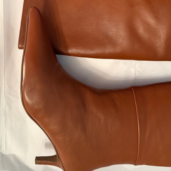 Seychelles Tan Leather Pointed Toe Boots - Picture 5 of 6